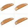 VidaXL Tapis d'escalier autocollants 15 pcs Beige 65x21x4 cm