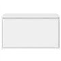 Banc d'entrée 80x40x45 cm Blanc Aggloméré