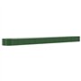 Lit surélevé de jardin Acier enduit de poudre 620x80x36 cm Vert