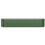 Bussandri Exclusive - Jardinière 368x80x68 cm acier enduit de poudre vert