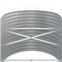 Bussandri Exclusive - Jardinière 368x80x68 cm acier enduit de poudre vert
