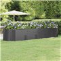 Lit surélevé de jardin Acier enduit de poudre Anthracite