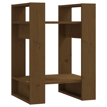 VidaXL - Étagère à Livres Classique en Pin Massif - 1 Étagère - 41 cm (L) x 35 cm (W) x 57 cm (H) - Robuste - Séparateur de Pièc