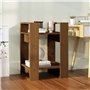 VidaXL - Étagère à Livres Classique en Pin Massif - 1 Étagère - 41 cm (L) x 35 cm (W) x 57 cm (H) - Robuste - Séparateur de Pièc