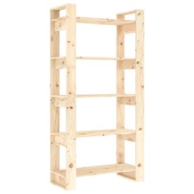 Libreria/Divisorio 80x35x160 cm in Legno Massello di Pino