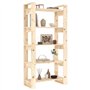Libreria/Divisorio 80x35x160 cm in Legno Massello di Pino