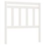 Tête de lit Blanc 96x4x100 cm Bois massif de pin