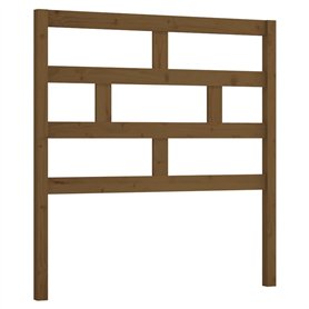 Tête de lit Marron miel 106x4x100 cm Bois massif de pin