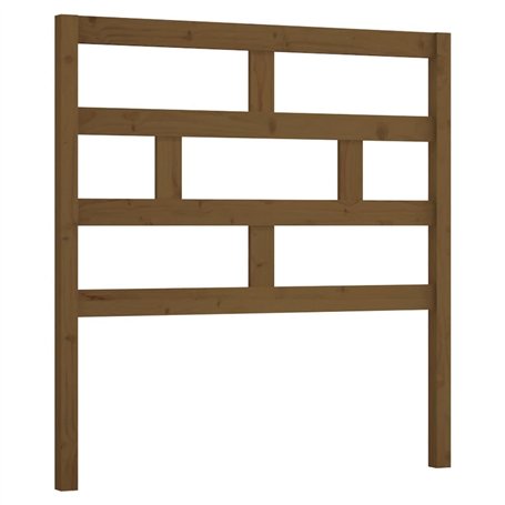 Tête de lit Marron miel 106x4x100 cm Bois massif de pin