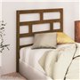 Tête de lit Marron miel 106x4x100 cm Bois massif de pin