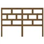 Tête de lit Marron miel 126x4x100 cm Bois massif de pin