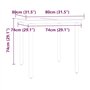 vidaXL Mobilier de Salle à Manger d'Extérieur avec Coussins 3 pcs Ensemble à Dîner d'Extérieur Table et Chaises de Repas de Pati