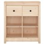 vidaXL Credenza 70x35x80 cm in Legno Massello di Pino