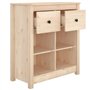 vidaXL Credenza 70x35x80 cm in Legno Massello di Pino