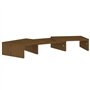 Support de moniteur Marron miel 60x24x10