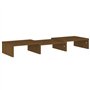 Support de moniteur Marron miel 60x24x10,5 cm Pin solide