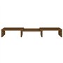 Support de moniteur Marron miel 60x24x10,5 cm Pin solide