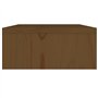 Support de moniteur Marron miel 60x24x10,5 cm Pin solide