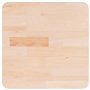 vidaXL Dessus de Table Carré Dessus de Table de Remplacement Rechange Dessus de Table à Dîner 40x40x2,5 cm Bois Chêne Massif Non