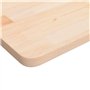 vidaXL Dessus de Table Carré Dessus de Table de Remplacement Rechange Dessus de Table à Dîner 40x40x2,5 cm Bois Chêne Massif Non