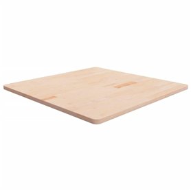 Bussandri Exclusive Plateau de table carré en chêne non traité 90 x 90 x 2