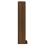 Armoire à CD Chêne marron 21x20x88 cm Bois d'ingénierie