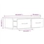 Armadietto Parete Rovere Fumo 60x26x18,5cm Legno Ingegnerizzato