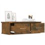 Armadietto Parete Rovere Fumo 60x26x18,5cm Legno Ingegnerizzato