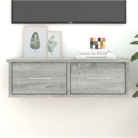Libreria Grigio Sonoma 60x26x18