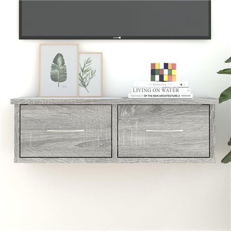 Libreria Grigio Sonoma 60x26x18