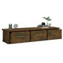 vidaXL Mobile a Parete Rovere Fumo 88x26x18,5 cm in Legno Multistrato