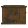 vidaXL Mobile a Parete Rovere Fumo 88x26x18,5 cm in Legno Multistrato