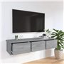 vidaXL Mobile a Muro Grigio Sonoma 88x26x18,5 cm in Legno Multistrato