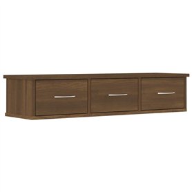 vidaXL Armadietto Parete Rovere Marrone 88x26x18