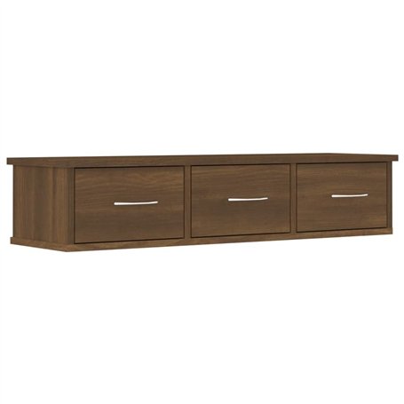 vidaXL Armadietto Parete Rovere Marrone 88x26x18