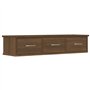 vidaXL Armadietto Parete Rovere Marrone 88x26x18