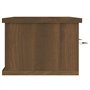 vidaXL Armadietto Parete Rovere Marrone 88x26x18,5cm Legno Multistrato