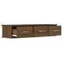 vidaXL Armadietto Parete Rovere Marrone 88x26x18,5cm Legno Multistrato