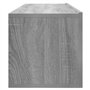 Armoire murale TV Sonoma gris 100x30x30 cm Bois d'ingénierie