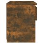 vidaXL Comodini Rovere Fumo 2pz 40x30x39 cm Legno Ingegnerizzato