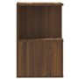 Comodino Rovere Marrone 35x35x55 cm in Legno Multistrato