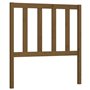 Tête de lit Marron miel 106x4x100 cm Bois massif de pin