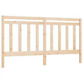 Tête de lit 206x4x100 cm Bois massif de pin