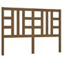 Tête de lit Marron miel 146x4x100 cm Bois massif de pin