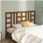 Tête de lit Marron miel 146x4x100 cm Bois massif de pin