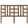 Tête de lit Marron miel 146x4x100 cm Bois massif de pin