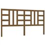 Tête de lit Marron miel 206x4x100 cm Bois massif de pin