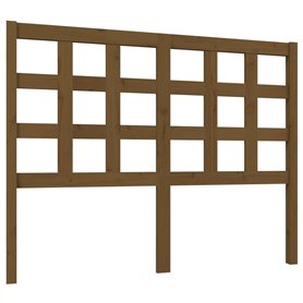 Tête de lit Marron miel 125
