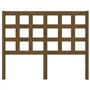 Tête de lit Marron miel 125,5x4x100 cm Bois massif de pin