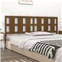 Tête de lit Marron miel 205,5x4x100 cm Bois massif de pin